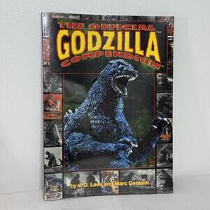 Official Godzilla Compendium Lees Cerasini Random House PB 1998 Illustrated NEW
